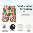 thumbnail image 5 of Daiia Watermelon Mens Swim Trunks Swim Shorts Quick Dry Swim Shorts with Mesh Lining Pockets-Medium, 5 of 9