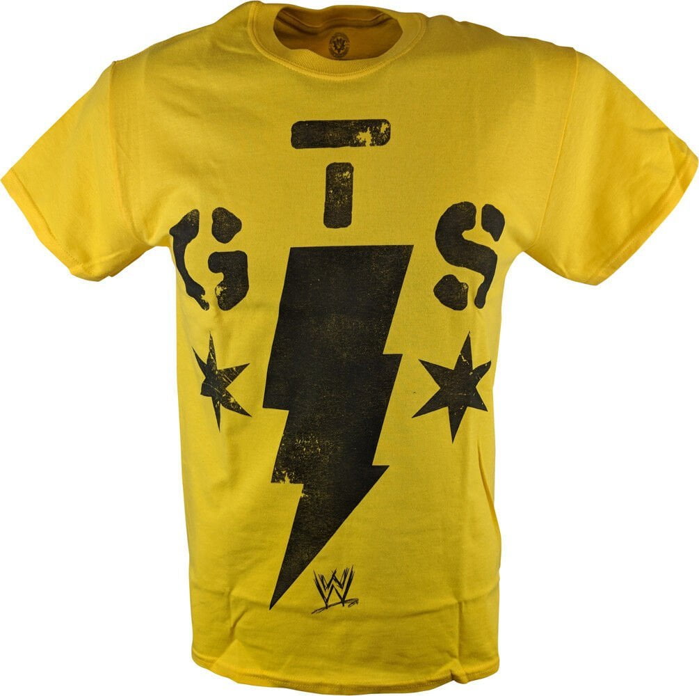 CM Punk Clothing: GTS Go To Sleep Yellow Short Sleeve Men's T
