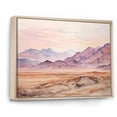 thumbnail image 3 of Designart "Majestic Egyptian Mountains Desert Landscape" Extra Large Landscapes Framed Wall Art - Traditional Purple Egypt Living Room Framed Canvas Art, 3 of 7