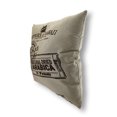 thumbnail image 2 of Coffee of Hawaii Linen Decorative Throw Pillow 20in., 2 of 3