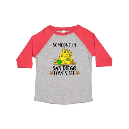 

Inktastic Someone in San Diego Loves Me Gift Toddler Boy or Toddler Girl T-Shirt