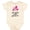 Natural, variant on Inktastic My Great Aunt Loves Me with Two Flamingos Boys or Girls Baby Bodysuit