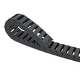 thumbnail image 4 of Unique Bargains R28 15mm x 40mm(InnerH*InnerW) Black Plastic Wire Carrier Cable Drag Chain 1M Length for CNC, 4 of 6