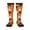 3 Black, variant on Ramen Noodle Soup print thigh-high socks, crafted for both men and women with a stretchy, high-opaque design perfect for daily wear