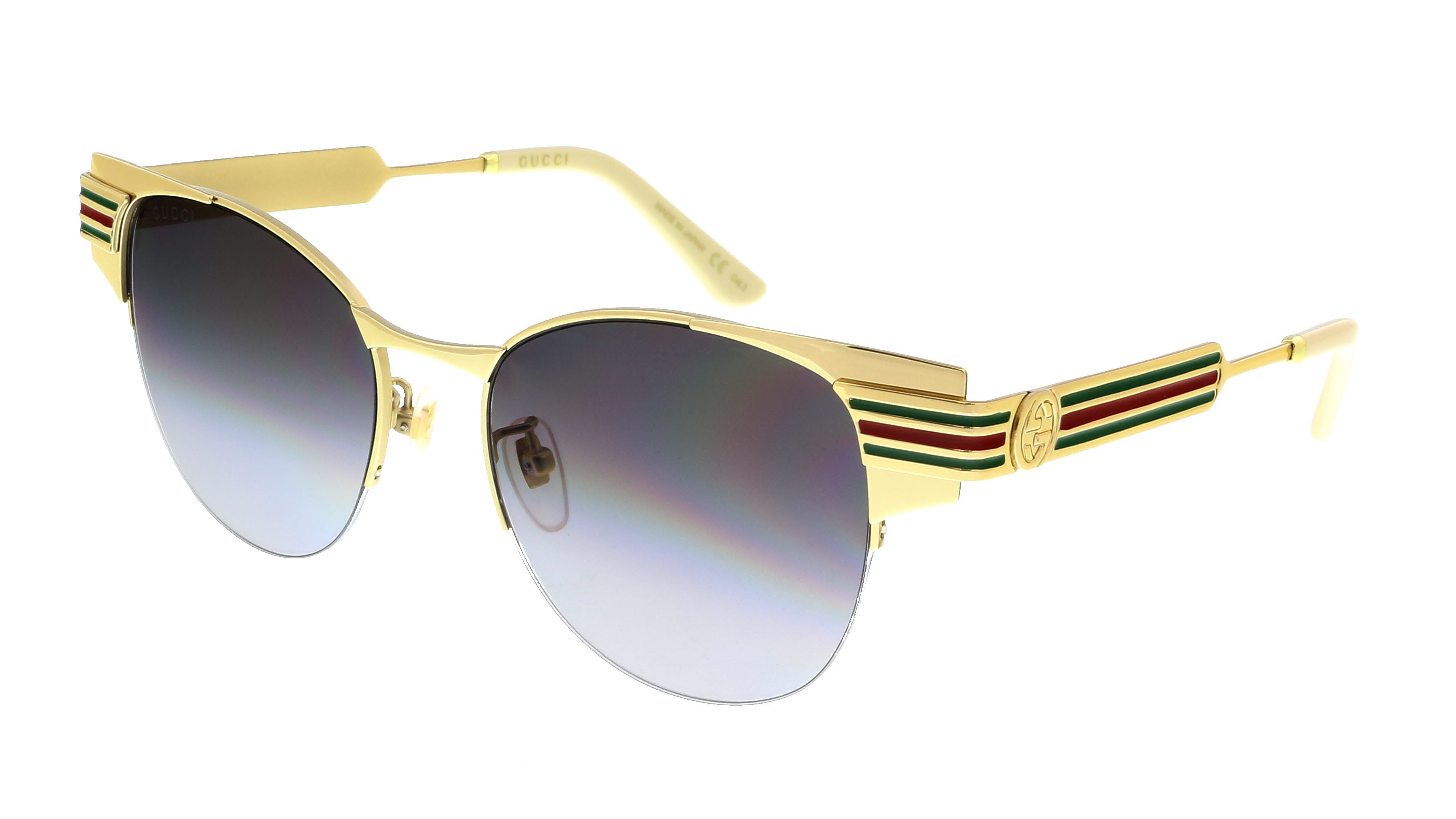 gucci sunglasses red green stripe
