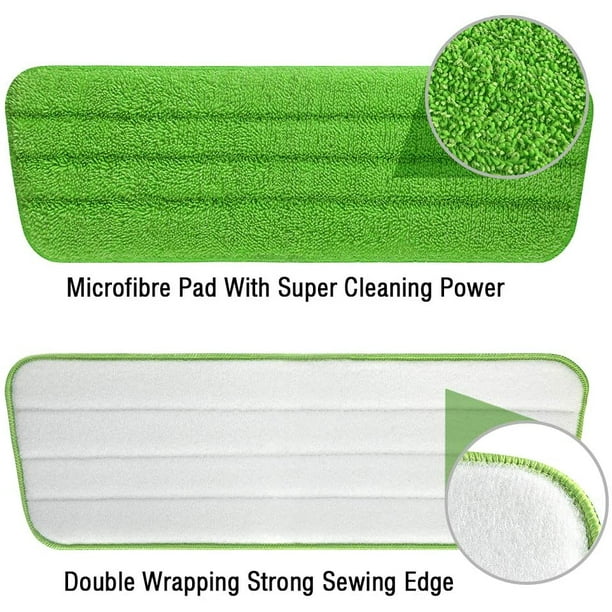 Tampons microfibres Spray Mop, Tampons de nettoyage en microfibre