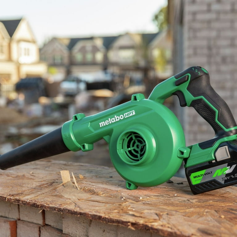 Metabo HPT (was Hitachi Power Tools) 18-Volt Lithium Ion Cordless Electric Leaf Blower Metabo HPT (was Hitachi Power Tools) 18-Volt Lithium Ion Cordless Electric Leaf Blower
