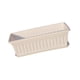 thumbnail image 5 of Maceta de plástico de 17 pulgadas para ventana con flores, ideal para interiores y exteriores, balcones. blanco, 5 of 9