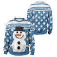 thumbnail image 5 of Suéter feo de Navidad falso, unisex, para hombres y mujeres, para vacaciones, Papá Noel, gato, elfo, suéter divertido de Navidad con pelo falso, blusas de otoño e invierno, 5 of 5