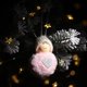 thumbnail image 5 of Adornos de coches Ángel de Navidad Bola de peluche colgante Mini muñeco de nieve Pe, 5 of 5