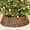 Brown, variant on 42" Extra Large Brown Woven Hyacinth Wicker Christmas Tree Collar, Rustic Farmhouse Tree Basket for 9 ft/10 ft/12 ft Tree, Easy to Assemble Tree Skirt Collar