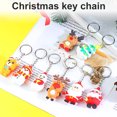 thumbnail image 4 of homeholiday Keychain Christmas Themed Silicone Pendant Key Ring Bag Decorative Attachment Alloy Keychain, Type 5, 4 of 9