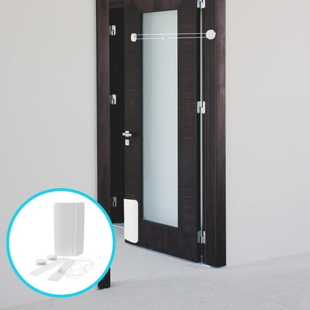 WEUVEB Dog Supplies White ABS Pet Door Stopper, Door for Home, 1 Set