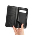 thumbnail image 5 of Designed for Google Pixel 9 / 9 Pro Case, Wrist Strap Flip Kickstand PU Leather Wallet Case Cash Card Slots Holder, Protective Shockproof Pattern Women Cover for Google Pixel 9 / 9 Pro, Black, 5 of 7