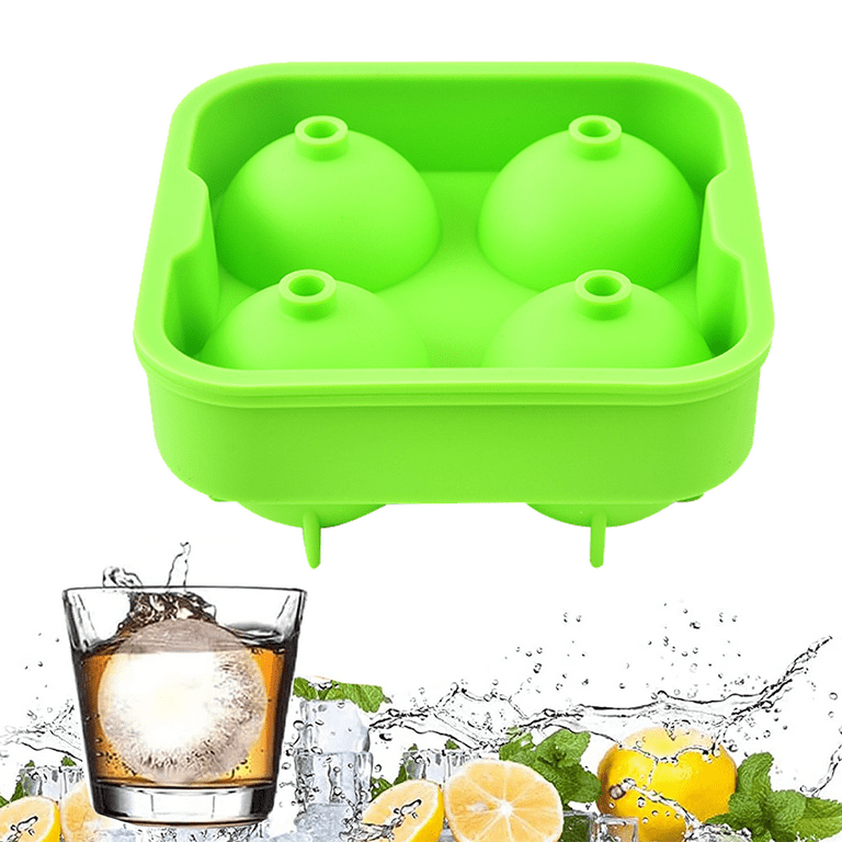 Sphere Ice Trays Mold Whiskey Round Big Ice Ball Maker For Cocktail And  Scotch 