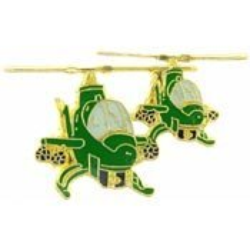 Metal Lapel Pin Aircraft Pin Attack Helicopters AH1G Cobras (2