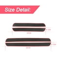 thumbnail image 2 of 4 Pieces Door Sill Protection, Universal Auto Car Door Sill Protection, Car Door Threshold Sticker, Anti-Dirt Car Door Bars Soft Rubber PVC（Red）, 2 of 5