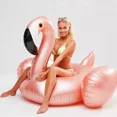 thumbnail image 2 of HuangShi  Parrot Giant Flower Print Swan Inflatable Float For Adult Pool Party Toys CherryFlamingo Ride-On Air Mattress Swimming Ring boia, 2 of 7