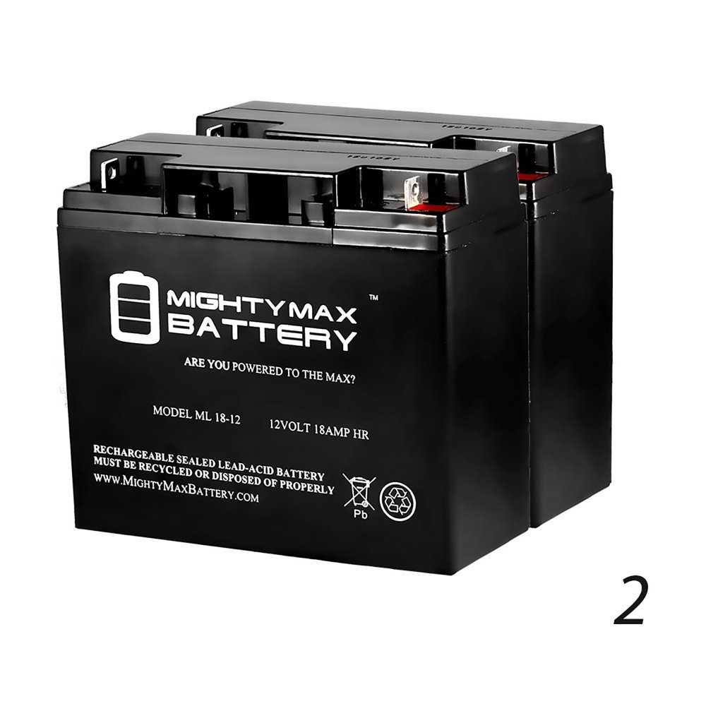 12V 18AH Battery for Golden GP160 LiteRider 2 Pack