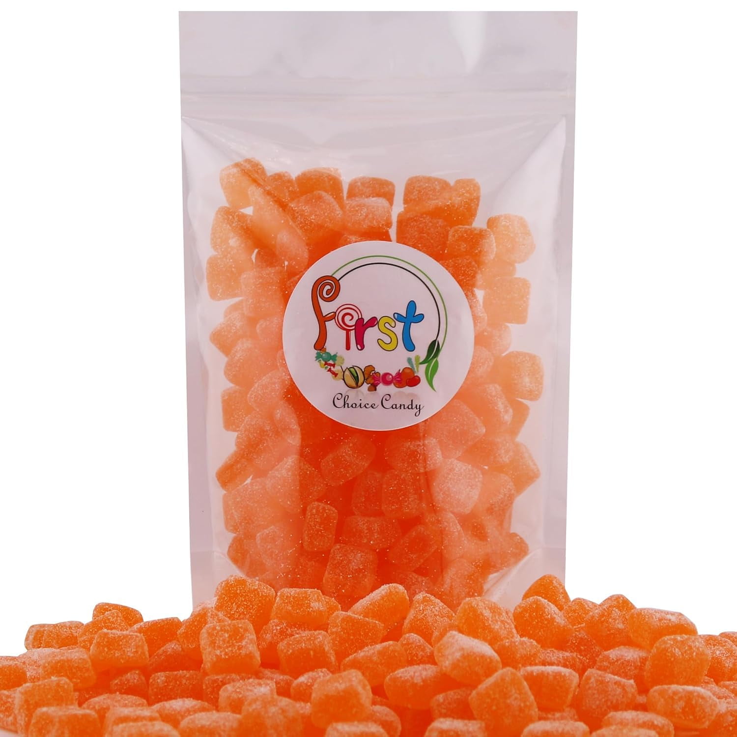 FirstChoiceCandy Sour Chewy Cubes Candy (5 Pound, Orange)