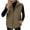 Khaki, variant on ZQGJB Womens Lightweight Puffer Vest with Pockets Full Zip Up Lapel Stand Collar Quilted Jacket Winter Warm Puffy Vests Outerwear Tops Brown L