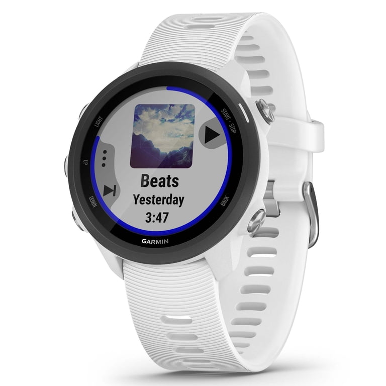 GARMIN FOREATHLETE 245 MUSIC ホワイト Garmin Forerunner 245 Music GPS Smartwatch in White - Walmart.com