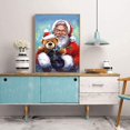thumbnail image 5 of Pintura de diamante 5D TUNC disfraz de Papá Noel y oso 12.0 x 16.0 in, 5 of 5