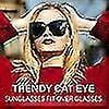 thumbnail image 5 of Oversized Cat Eye Sunglasses Ized Uv400 For Women, Lar Trendy Vinta Cateye Sun Glasses Tr90 Frame, 5 of 5