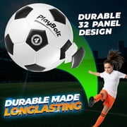 PlayBolt Soccer Ball Size 4 – 1 Pack Soccer Ball with Hand Pump for Kids & Teens – Training, Practice & Outdoor Play