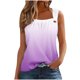thumbnail image 2 of mfyjkho Camisetas Sin Mangas Para Gimnasio Para Mujer, Camiseta Sin Mangas Con Degradado De Color Para Mujer Tops Para Mujer L, 2 of 5