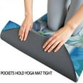 thumbnail image 3 of Pioneer Flower Floral Print Pattern Hot Yoga Mat Towel Non Slip for Hot Yoga - Quick-Drying Yoga Mat Cover with 4 Corner Pockets with Travel Bag - Hot Yoga Towel Non Slip 74"x26", 3 of 6