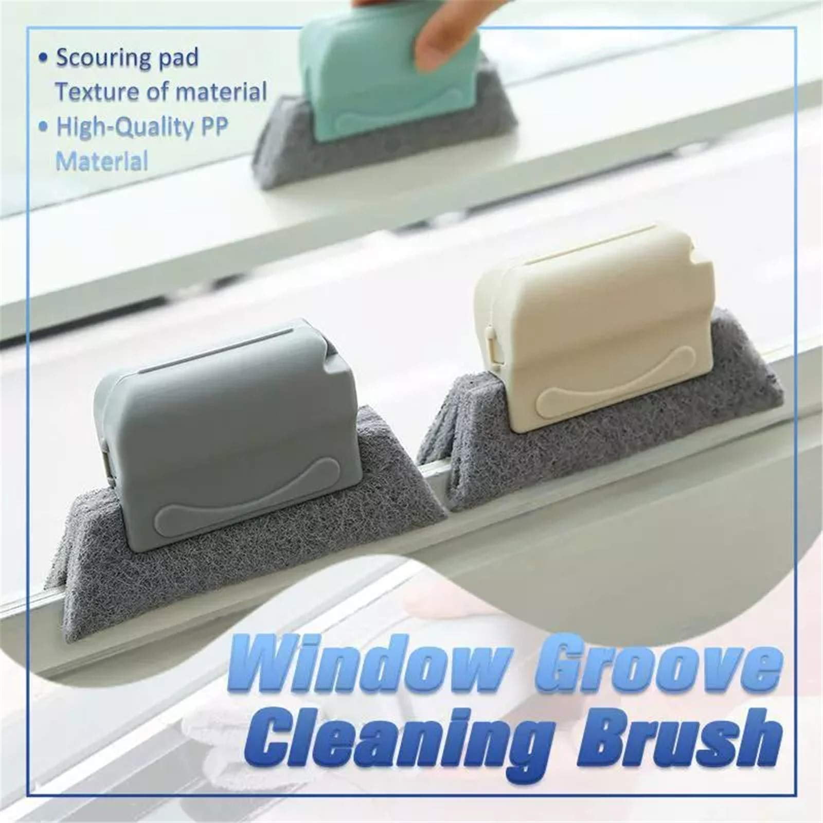 Creative Groove Cleaning Brush Magic window cleaning brush-Quickly clean corners 