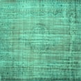 thumbnail image 1 of Ahgly Company Indoor Square Persian Turquoise Blue Traditional Area Rugs, 4' Square, 1 of 4