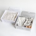 thumbnail image 2 of EIMELI Washable Oxford Cloth Container Underwear Socks Dormitory Storage Box with Lid, 2 of 9