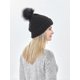 thumbnail image 4 of Women Beanie Hats Winter Gloves, Soft Knit Warm Hat and Gloves Sets, Lady Earmuffs Cap, Light Grey, 4 of 5