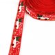 thumbnail image 2 of Yuarrent 1 rollo de cinta navideña para fiesta, decoración de Año Nuevo, regalos impresos con purpurina, ramo de flores para embalaje, banda Kits de decoración para fiestas Rojo, 2 of 6