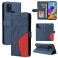 thumbnail image 1 of Case for Samsung Galaxy A21S Leather Wallet Book Flip Folio Stand View Cover - Blue, 1 of 5
