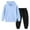 Light Blue, variant on NAISIBABY Boys Girls Hoodie and Sweatpants Sets, Solid with Pockets Active Fit Fall Winter Cotton Causal Clothes 2-Piece Light Blue 10T