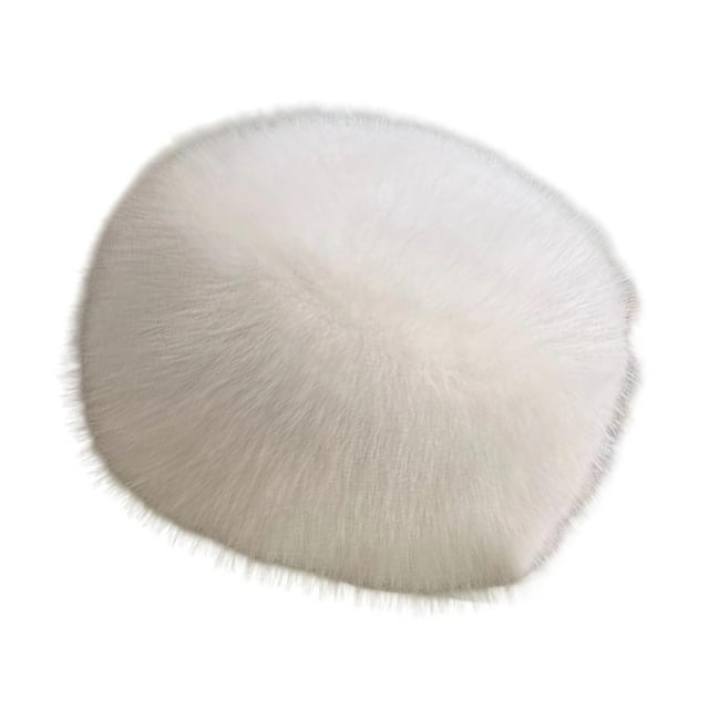 Sombrero de pescador para mujer, gorro de esquí, elegante y cálido, gorra Panamá, sombrero de pescador para caminar. Blanco