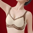 thumbnail image 2 of Abcnature Women Daily Comfort Bras Block Thin Style Ventilate Back Buckle Bras without Steel Rim, 2 of 5