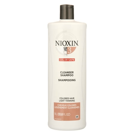 Nioxin System 3 Cleanser Shampoo For Colored Hair - 33.8 (Best Hair Shampoo For Coloured Hair)