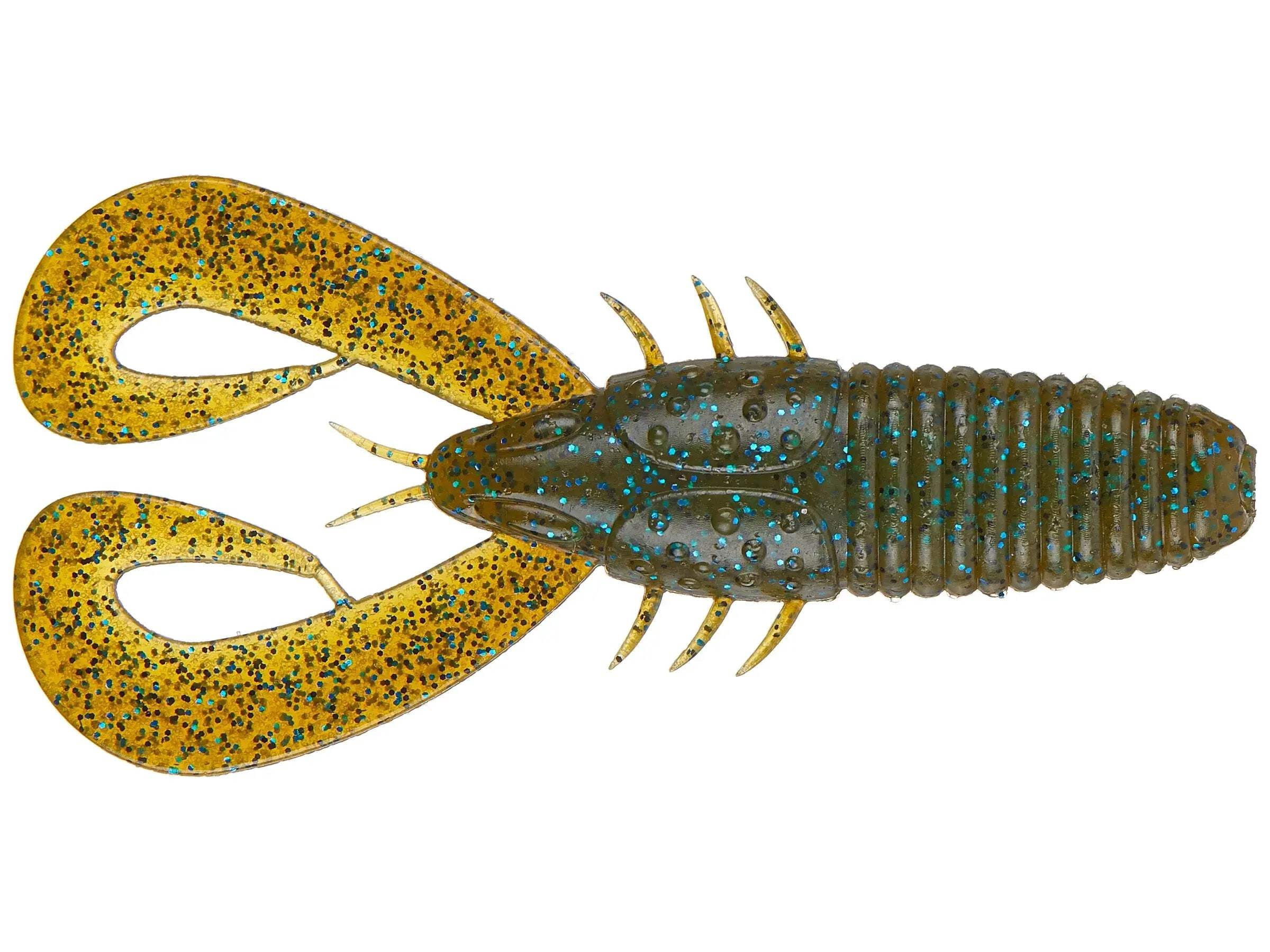 (2 pack) 6th Sense Stroker Craw 3.3 in Soft Plastic Craw Bait Jig Trailer and Flipping Bait A