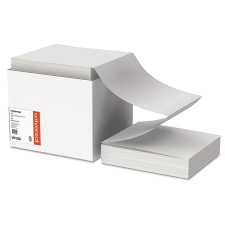 - Universal Computer Paper, 20lb, 9-1/2 x 11, Letter Trim Perforations, White, 2400 Sheets