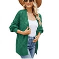 thumbnail image 2 of Loose Slouchy Midi Sweater Jacket for Women, 2 of 3
