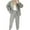 Gray, variant on UAMVSH Women's 2 Piece Sparkly Outfits Trendy Club Party Fashion Sets Casual Long Sleeve Hoodie Jackets with Zipper Shiny Drawstring Pants(X-LargeGray)