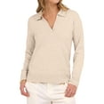 thumbnail image 2 of Women'S V Neck Long Sleeve Sweaters Dressy Casual Business Basic Knit Pullover Top Color S, 2 of 9
