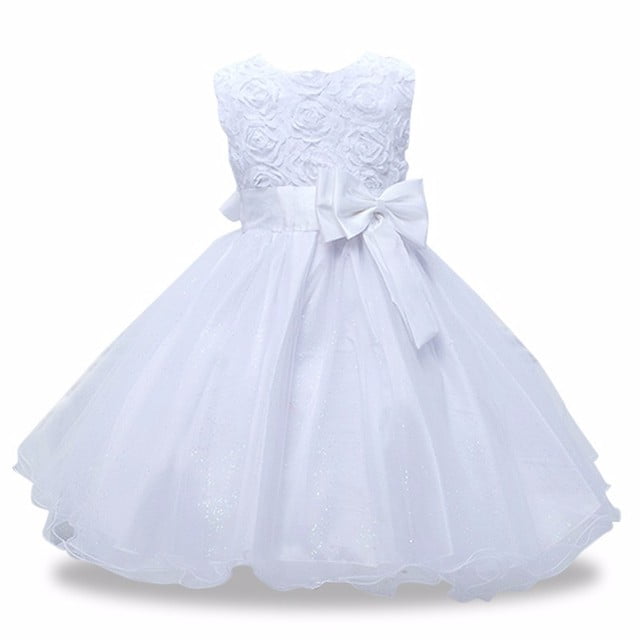 Nouvelles Robes pour Filles Tutu Princesse Robe de Soirée pour Enfants Robe de Demoiselle d'Honneur pour Enfants Robe de Mariage vestido 5 6 7 8 Ans