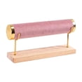 thumbnail image 3 of Expositor de pulseras, soporte de mesa, decoración que ahorra espacio, lazos para el pelo sencillos, reloj rosa claro, 3 of 9