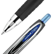 uniball 207 Retractable Gel Pens, Medium Point (0.7mm), Blue Ink, 12 Count
