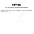 thumbnail image 2 of Transit Auto Rear Brake Drum Shoes Kit for Car Toyota Tacoma 4Runner K8N-100097, 2 of 11
